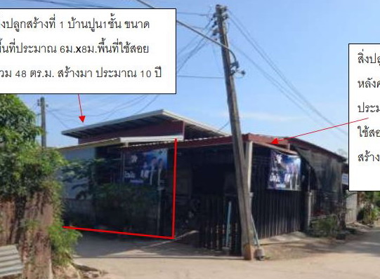 ขายทอดตลาด ที่ดินพร้อมสิ่งปลูกสร้าง ต.บ้านยา อ.หนองหาน จ.อุดรธานี