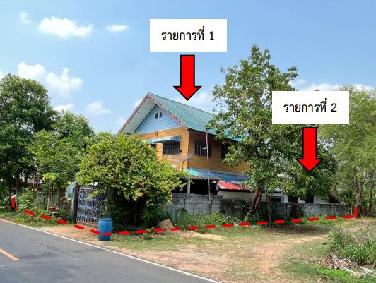 ขายทอดตลาด ที่ดินพร้อมสิ่งปลูกสร้าง ต.ท่าช้าง อ.สว่างวีระวงศ์ จ.อุบลราชธานี