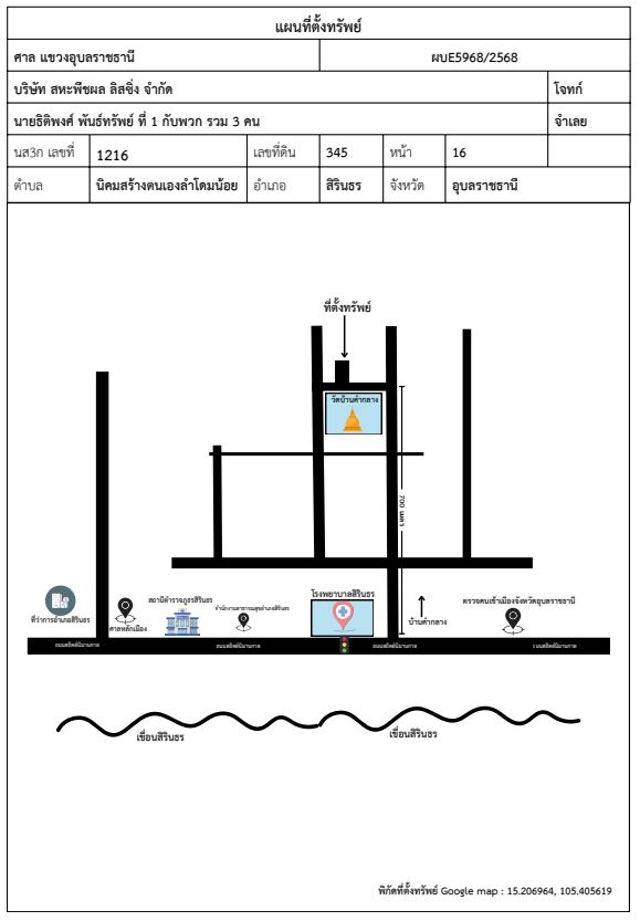 แผนที่ประกอบทรัพย์ 1
