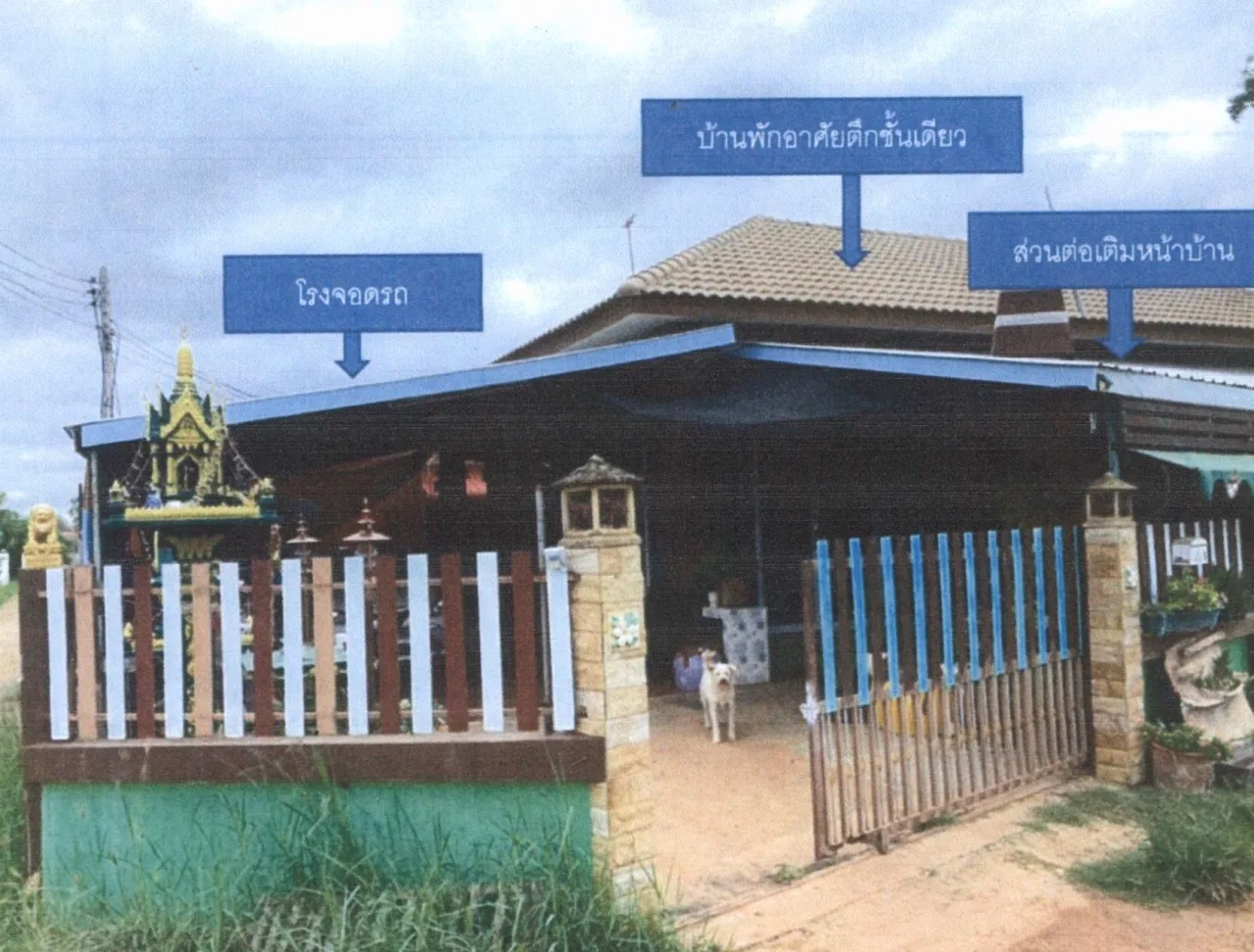 ขายทอดตลาด ที่ดินพร้อมสิ่งปลูกสร้าง ต.ม่วงสามสิบ อ.ม่วงสามสิบ จ.อุบลราชธานี