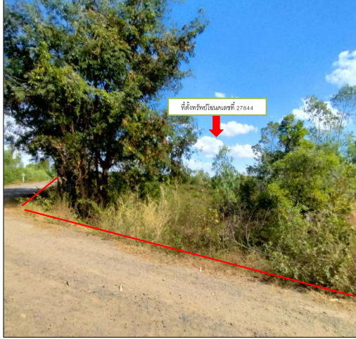 ขายทอดตลาด ที่ดินว่างเปล่า ต.นาคำใหญ่ อ.เขื่องใน จ.อุบลราชธานี