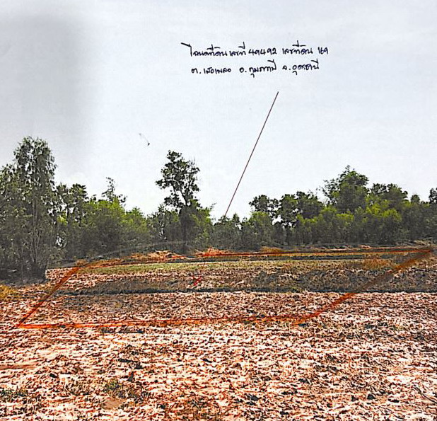 ขายทอดตลาด ที่ดินว่างเปล่า ต.เสอเพลอ อ.กุมภวาปี จ.อุดรธานี