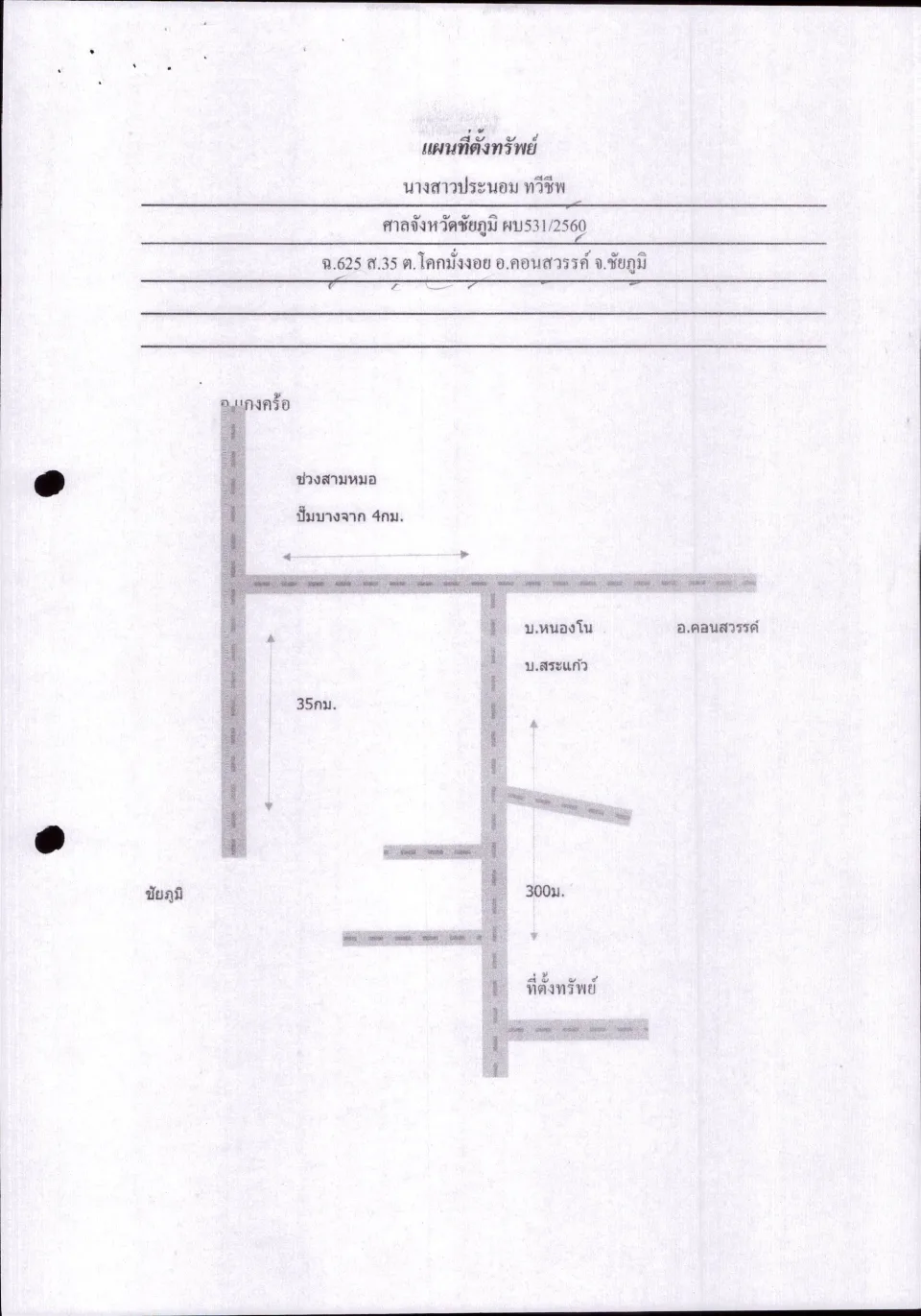 แผนที่ประกอบทรัพย์ 1