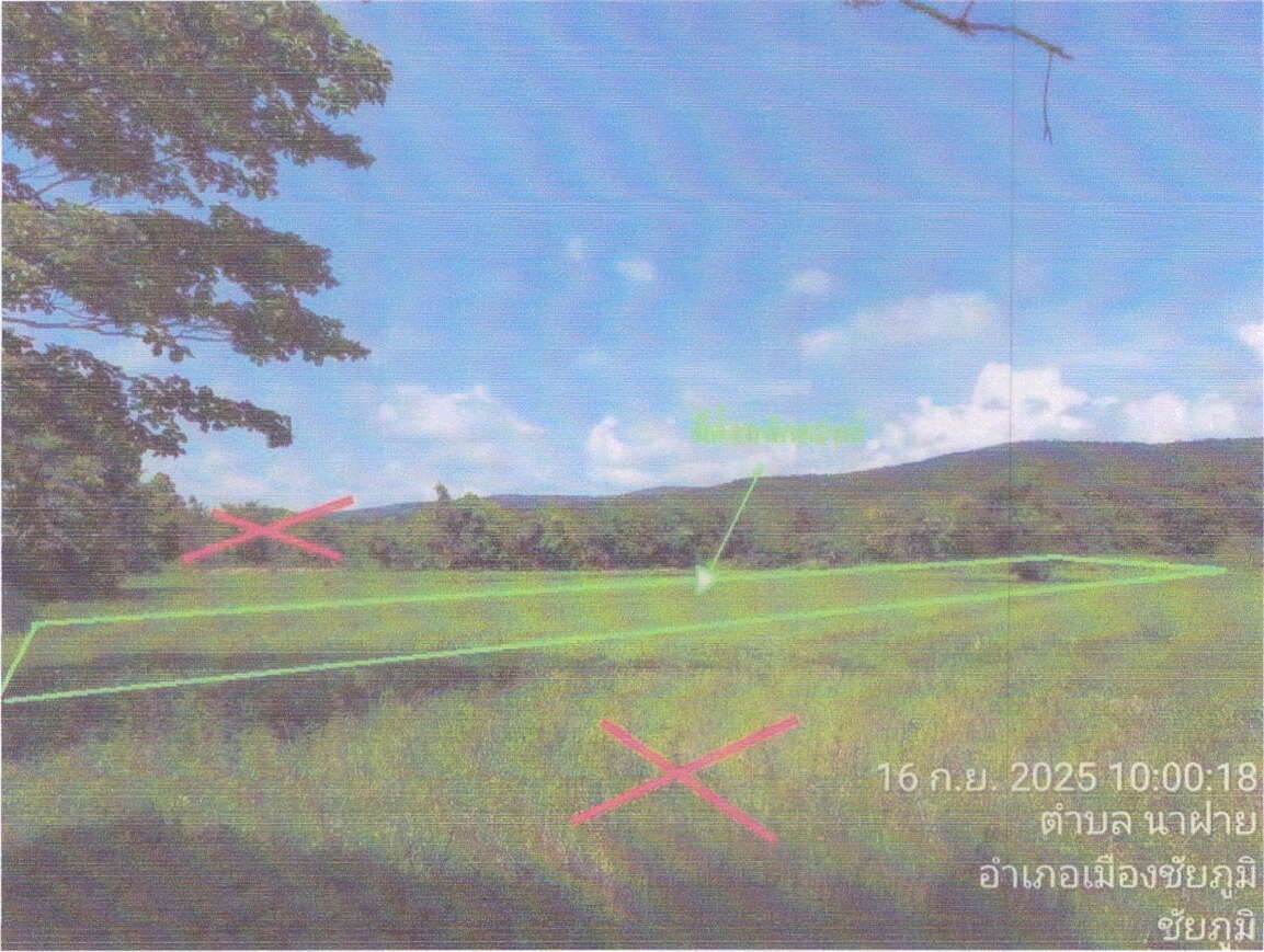 ขายทอดตลาด ที่ดินว่างเปล่า ต.นาฝาย อ.เมืองชัยภูมิ จ.ชัยภูมิ