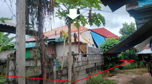 ขายทอดตลาด ที่ดินพร้อมสิ่งปลูกสร้าง ต.คลองขาม อ.ยางตลาด จ.กาฬสินธุ์