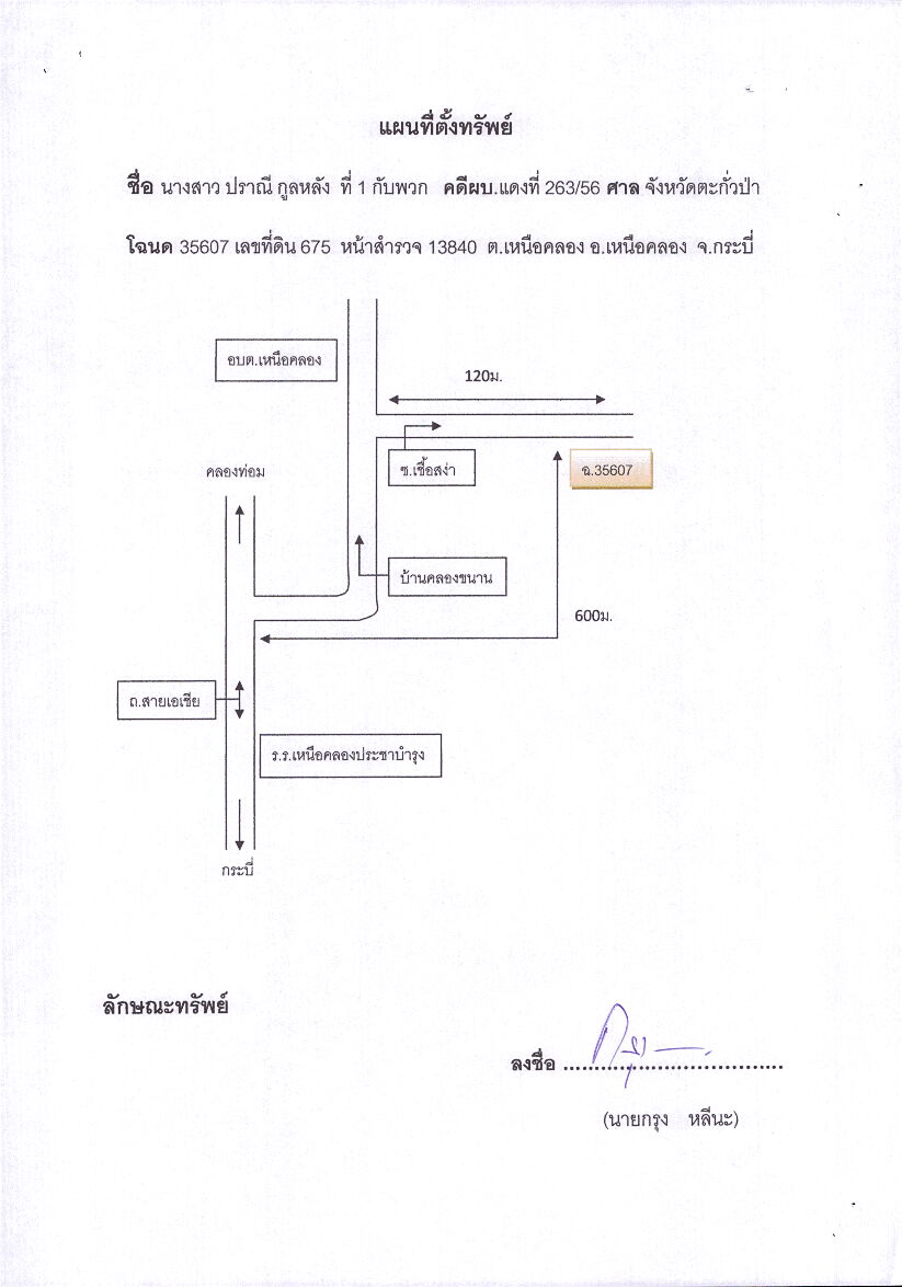 แผนที่ประกอบทรัพย์ 1