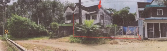 ขายทอดตลาด ที่ดินพร้อมสิ่งปลูกสร้าง ต.หนองบ่อ อ.ย่านตาขาว จ.ตรัง