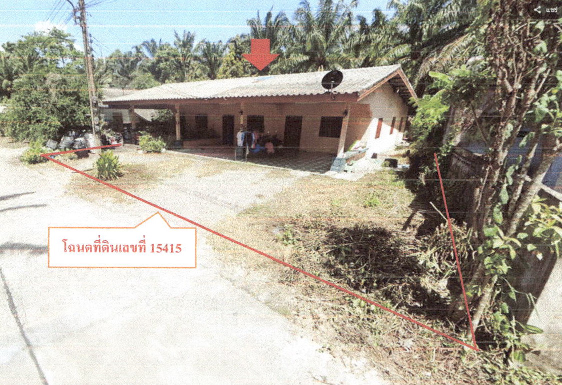 ขายทอดตลาด ที่ดินพร้อมสิ่งปลูกสร้าง ต.อ่าวลึกใต้ อ.อ่าวลึก จ.กระบี่