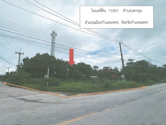 ขายทอดตลาด ที่ดินว่างเปล่า ต.นครชุม อ.เมืองกำแพงเพชร จ.กำแพงเพชร