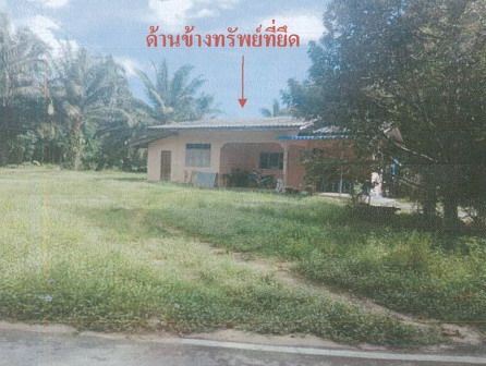 ขายทอดตลาด ที่ดินพร้อมสิ่งปลูกสร้าง ต.เทพราช อ.สิชล จ.นครศรีธรรมราช