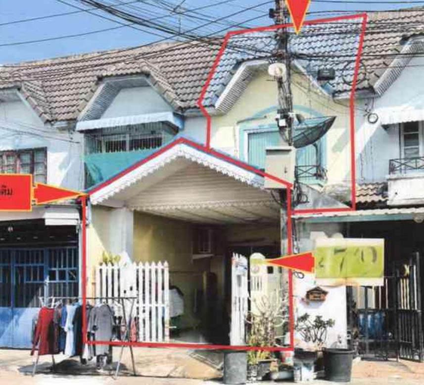 ขายทอดตลาด ที่ดินพร้อมสิ่งปลูกสร้าง ต.บางคูรัด อ.บางบัวทอง จ.นนทบุรี