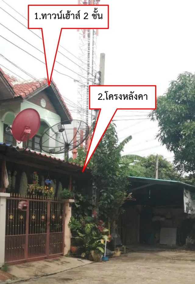 ขายทอดตลาด ที่ดินพร้อมสิ่งปลูกสร้าง ต.ละหาร อ.บางบัวทอง จ.นนทบุรี
