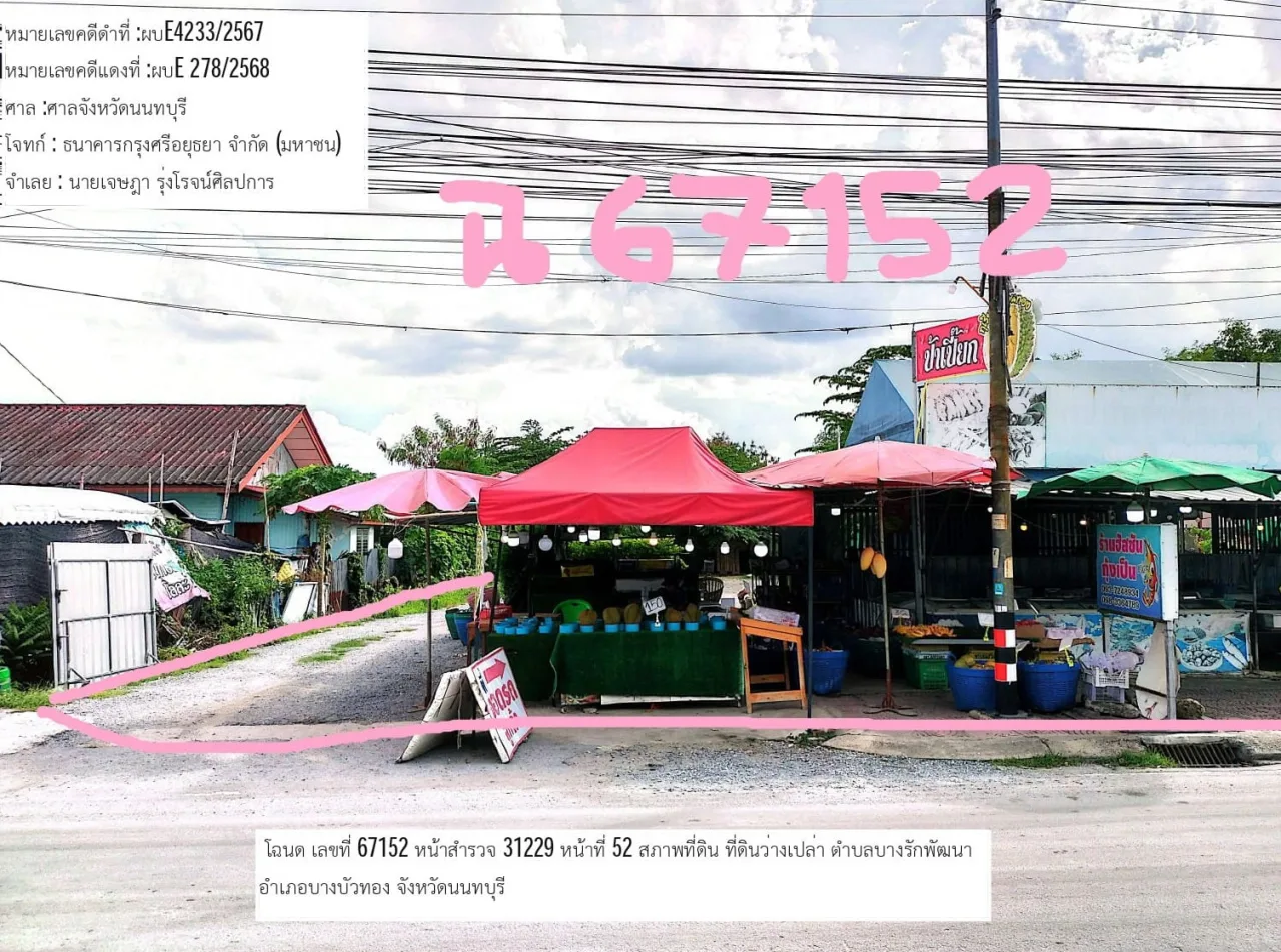 ขายทอดตลาด ที่ดินว่างเปล่า จ.ลำพูน