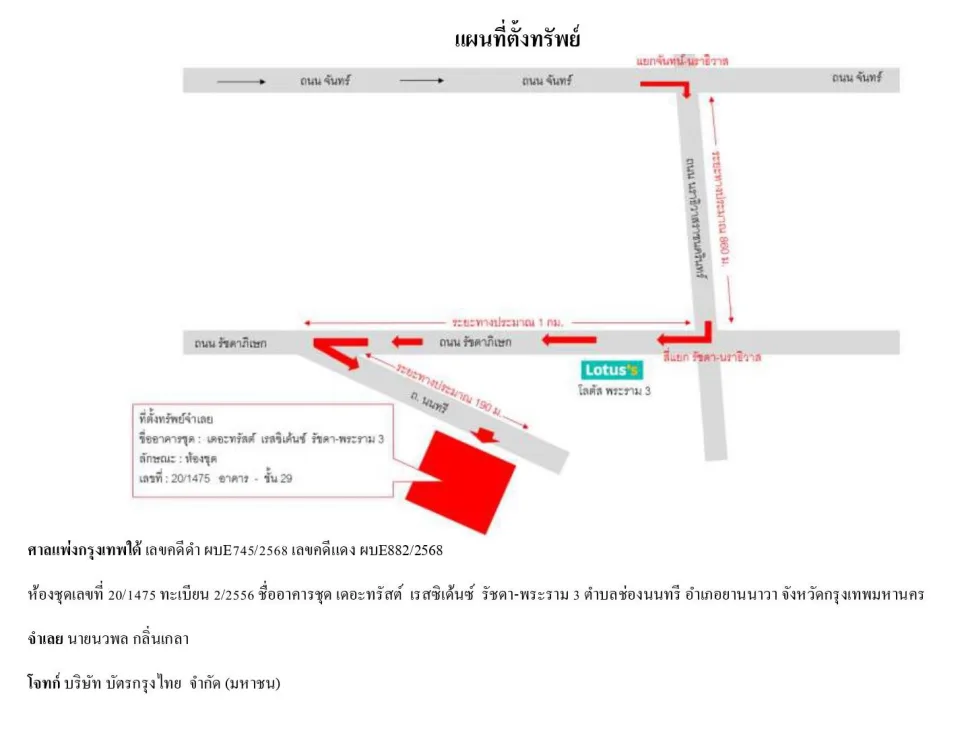 แผนที่ประกอบทรัพย์ 1