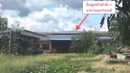 ขายทอดตลาด ที่ดินพร้อมสิ่งปลูกสร้าง ต.แม่อ้อ อ.พาน จ.เชียงราย