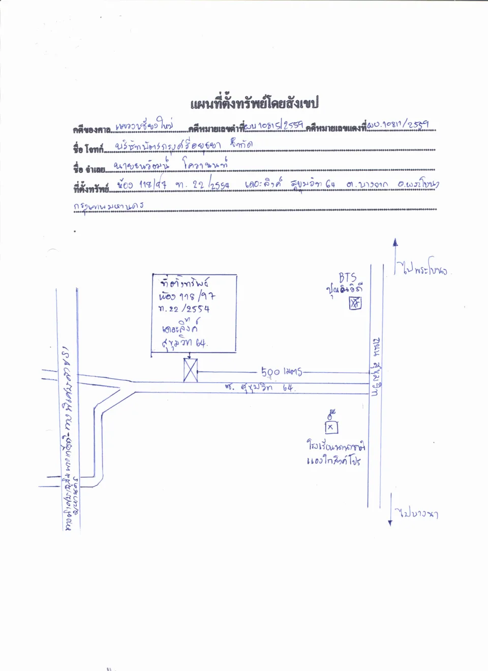 แผนที่ประกอบทรัพย์ 1