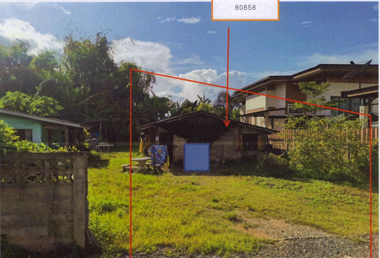 ขายทอดตลาด ที่ดินพร้อมสิ่งปลูกสร้าง ต.แม่เย็น อ.พาน จ.เชียงราย