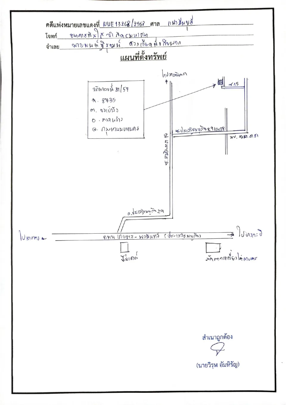 แผนที่ประกอบทรัพย์ 1