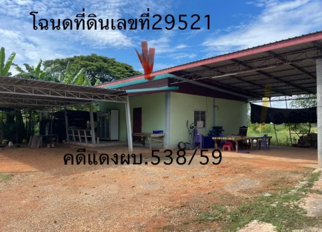 ขายทอดตลาด ที่ดินพร้อมสิ่งปลูกสร้าง ต.บ้านปรางค์ อ.คง จ.นครราชสีมา