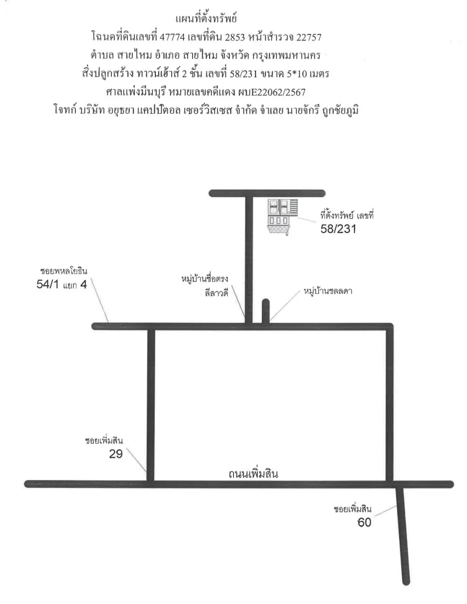 แผนที่ประกอบทรัพย์ 1