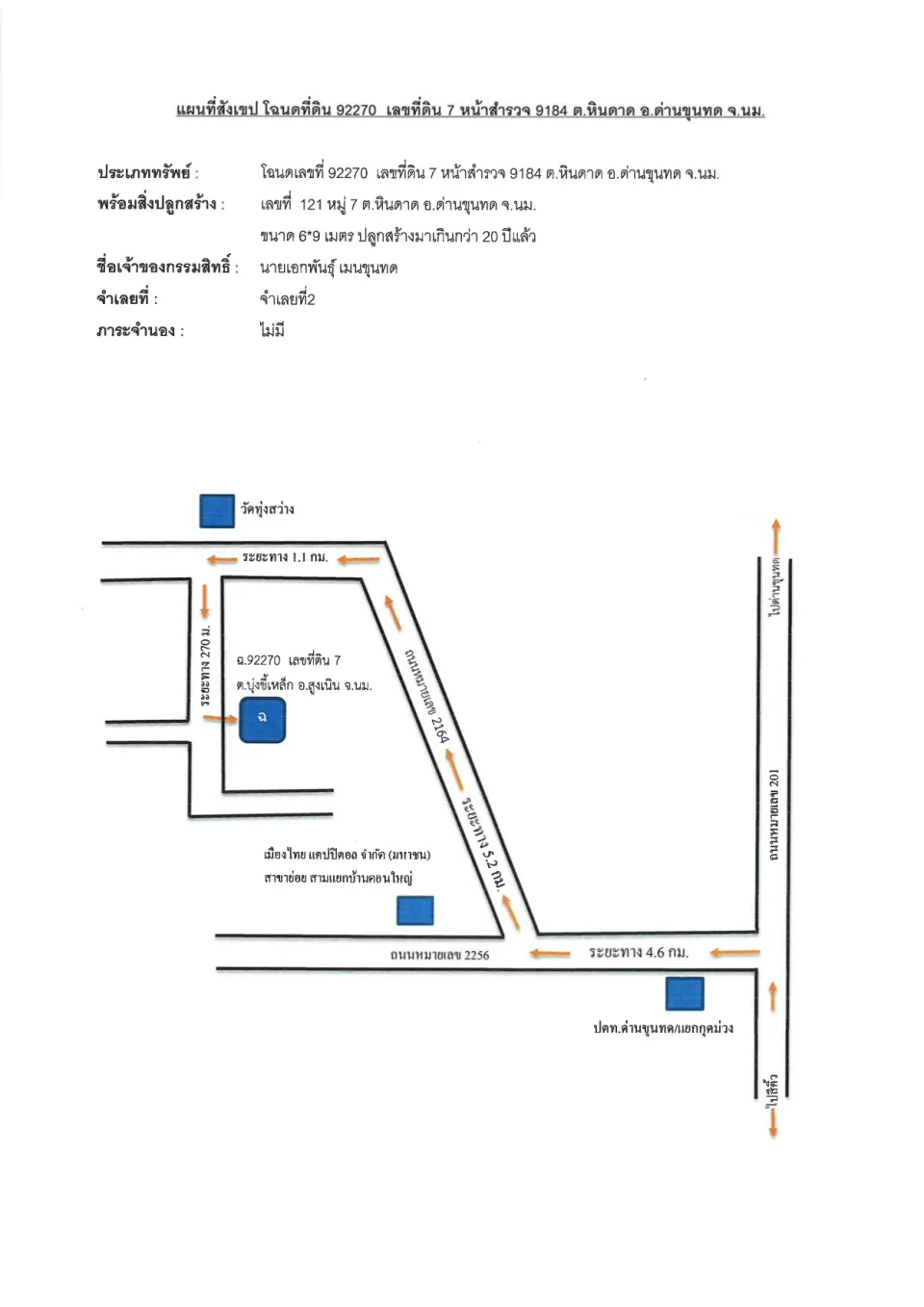 แผนที่ประกอบทรัพย์ 1