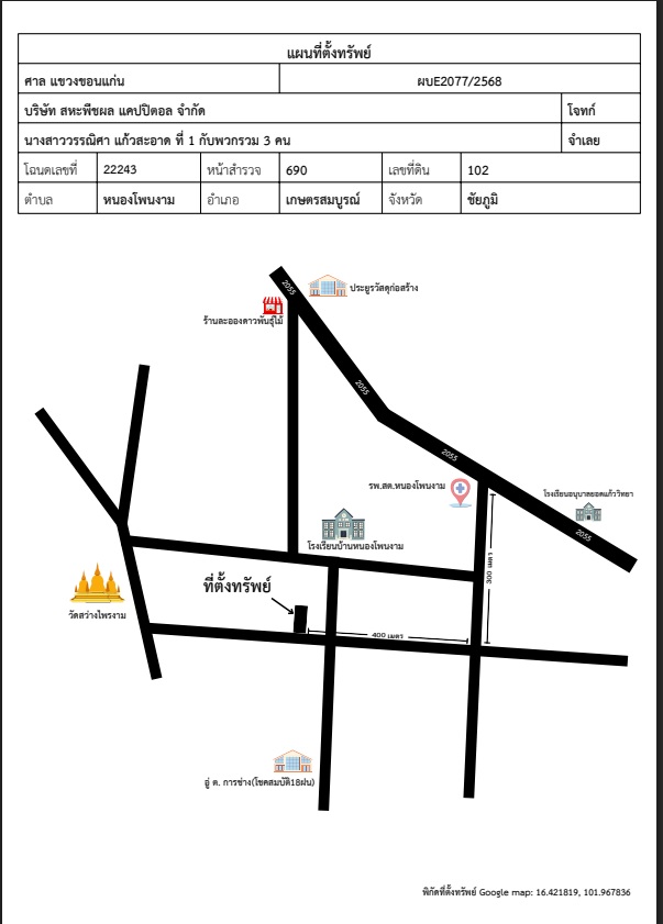แผนที่ประกอบทรัพย์ 1