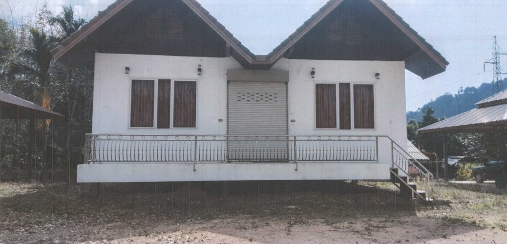 ขายทอดตลาด ที่ดินพร้อมสิ่งปลูกสร้าง ต.คุระ อ.คุระบุรี จ.พังงา