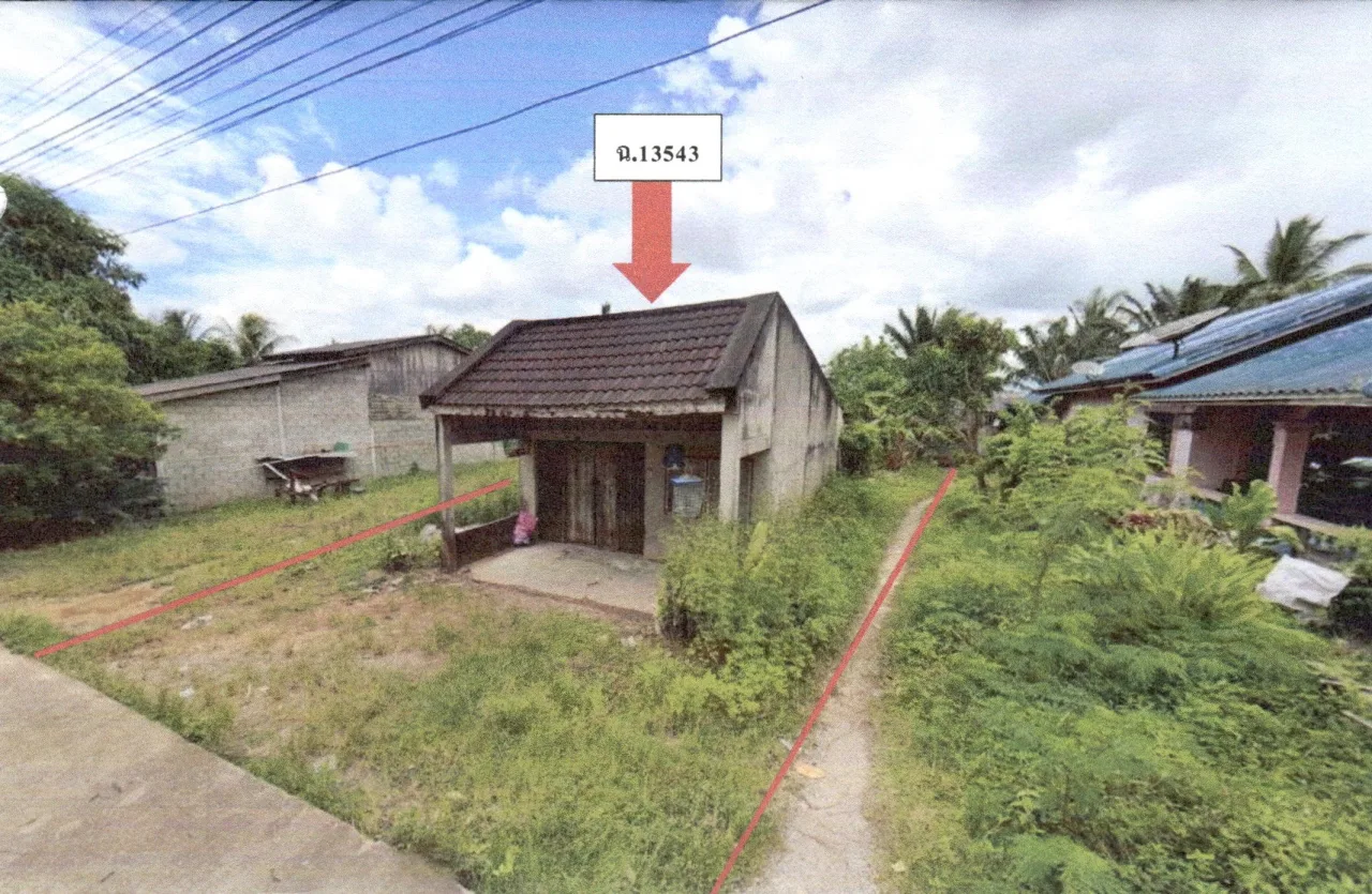 ขายทอดตลาด ที่ดินพร้อมสิ่งปลูกสร้าง ต.น้ำผุด อ.ละงู จ.สตูล