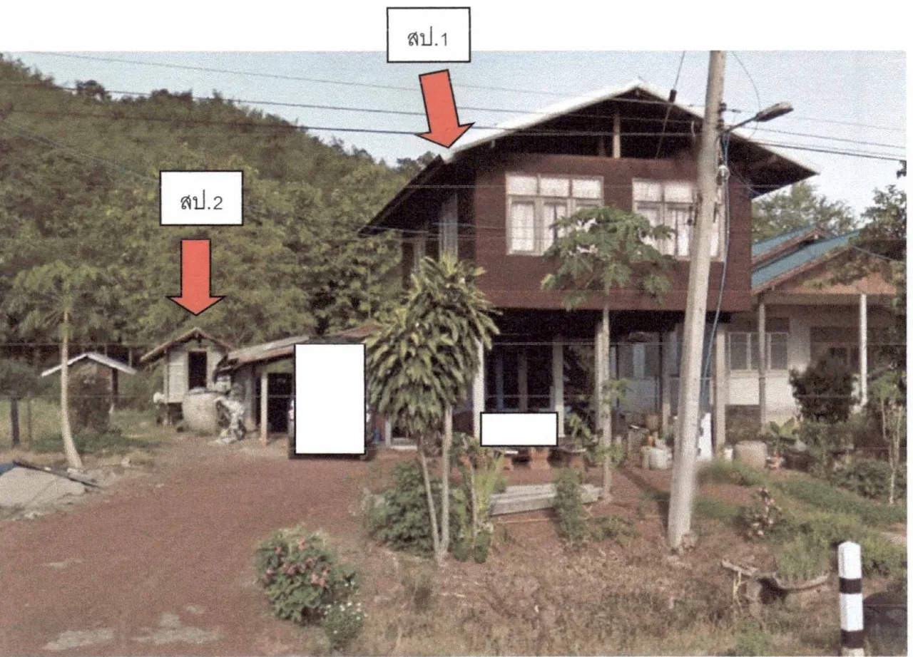 ขายทอดตลาด ที่ดินพร้อมสิ่งปลูกสร้าง ต.ผาบิ้ง อ.วังสะพุง จ.เลย
