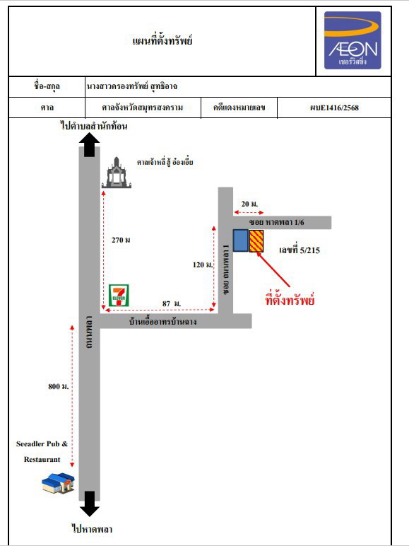แผนที่ประกอบทรัพย์ 1