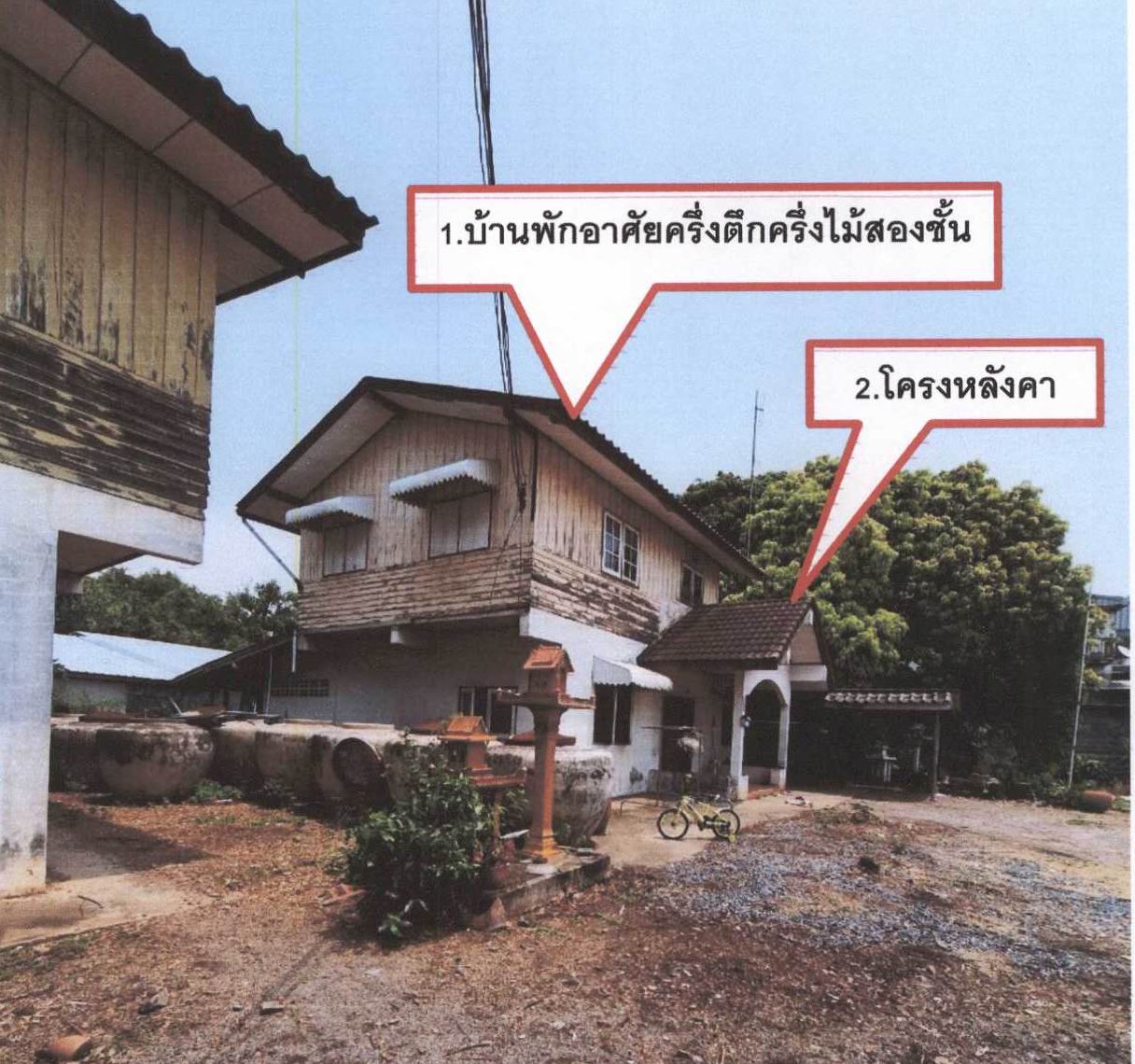 ขายทอดตลาด ที่ดินพร้อมสิ่งปลูกสร้าง ต.ปากข้าวสาร อ.เมืองสระบุรี จ.สระบุรี