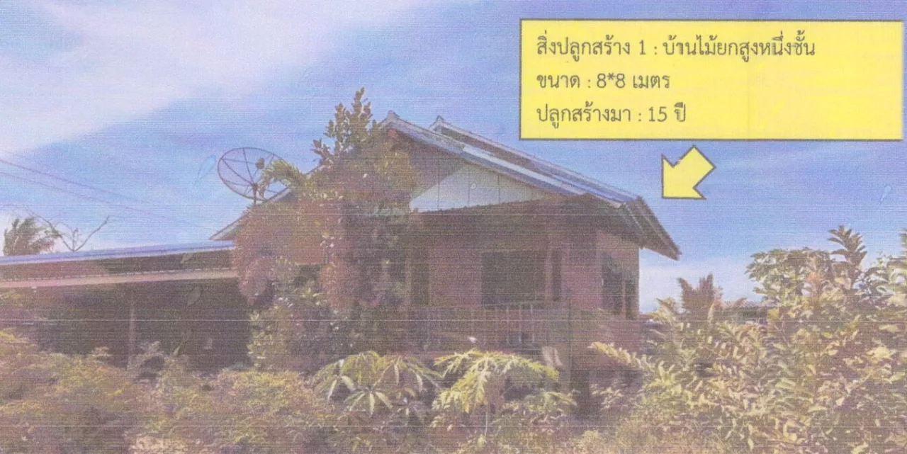 ขายทอดตลาด ที่ดินพร้อมสิ่งปลูกสร้าง ต.ห้วยยายจิ๋ว อ.เทพสถิต จ.ชัยภูมิ