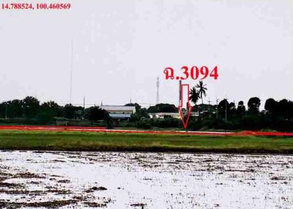 ขายทอดตลาด ที่ดินว่างเปล่า จ.สิงห์บุรี