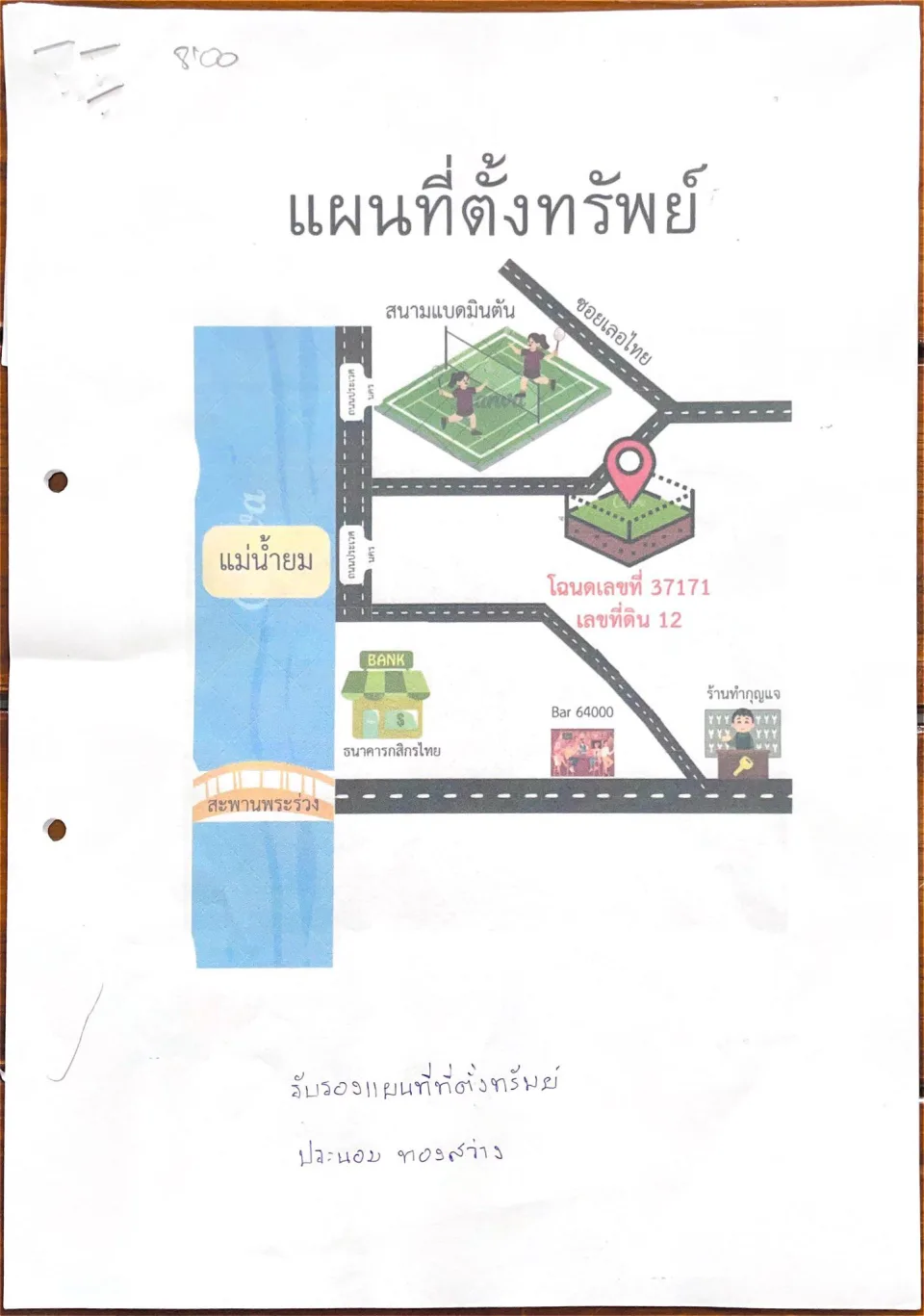 แผนที่ประกอบทรัพย์ 1