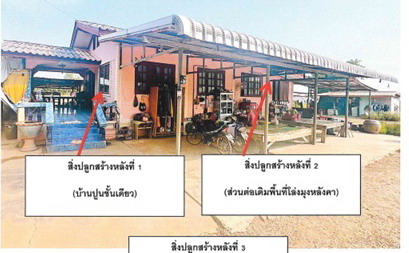 ขายทอดตลาด ที่ดินพร้อมสิ่งปลูกสร้าง ต.คลองมะพลับ อ.ศรีนคร จ.สุโขทัย