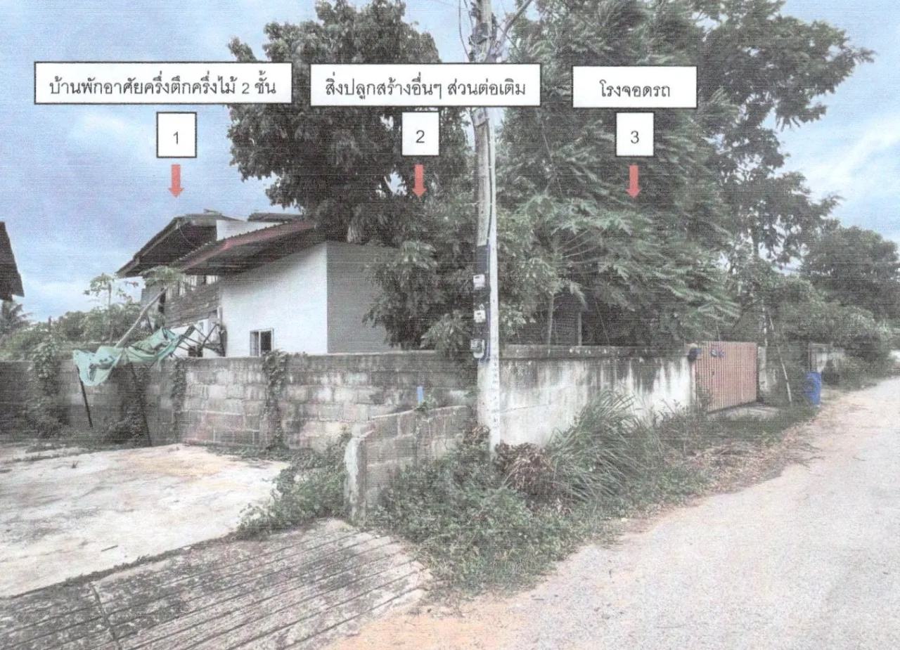 ขายทอดตลาด ที่ดินพร้อมสิ่งปลูกสร้าง ต.ยางหวาย อ.คอนสวรรค์ จ.ชัยภูมิ