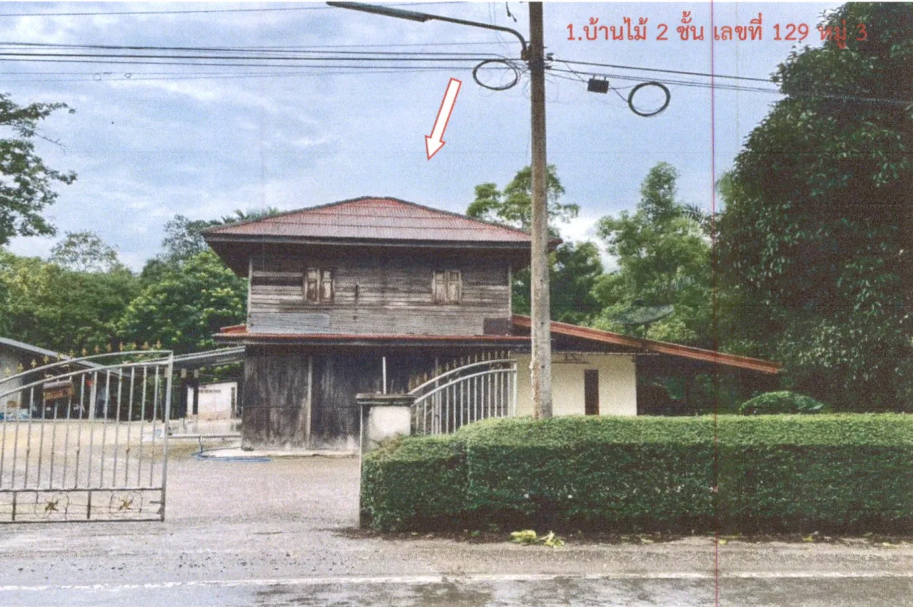 ขายทอดตลาด ที่ดินพร้อมสิ่งปลูกสร้าง ต.นาใต้ อ.บ้านนาเดิม จ.สุราษฎร์ธานี