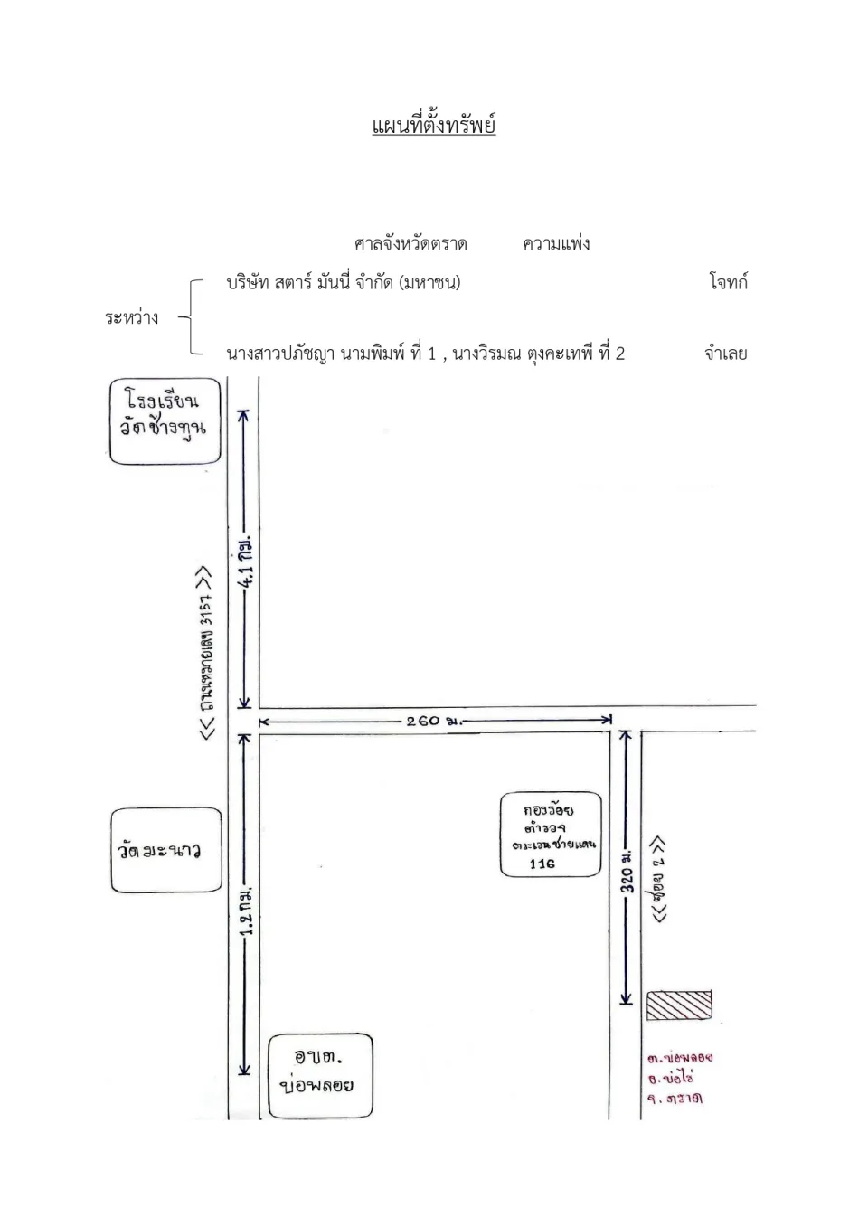 แผนที่ประกอบทรัพย์ 1