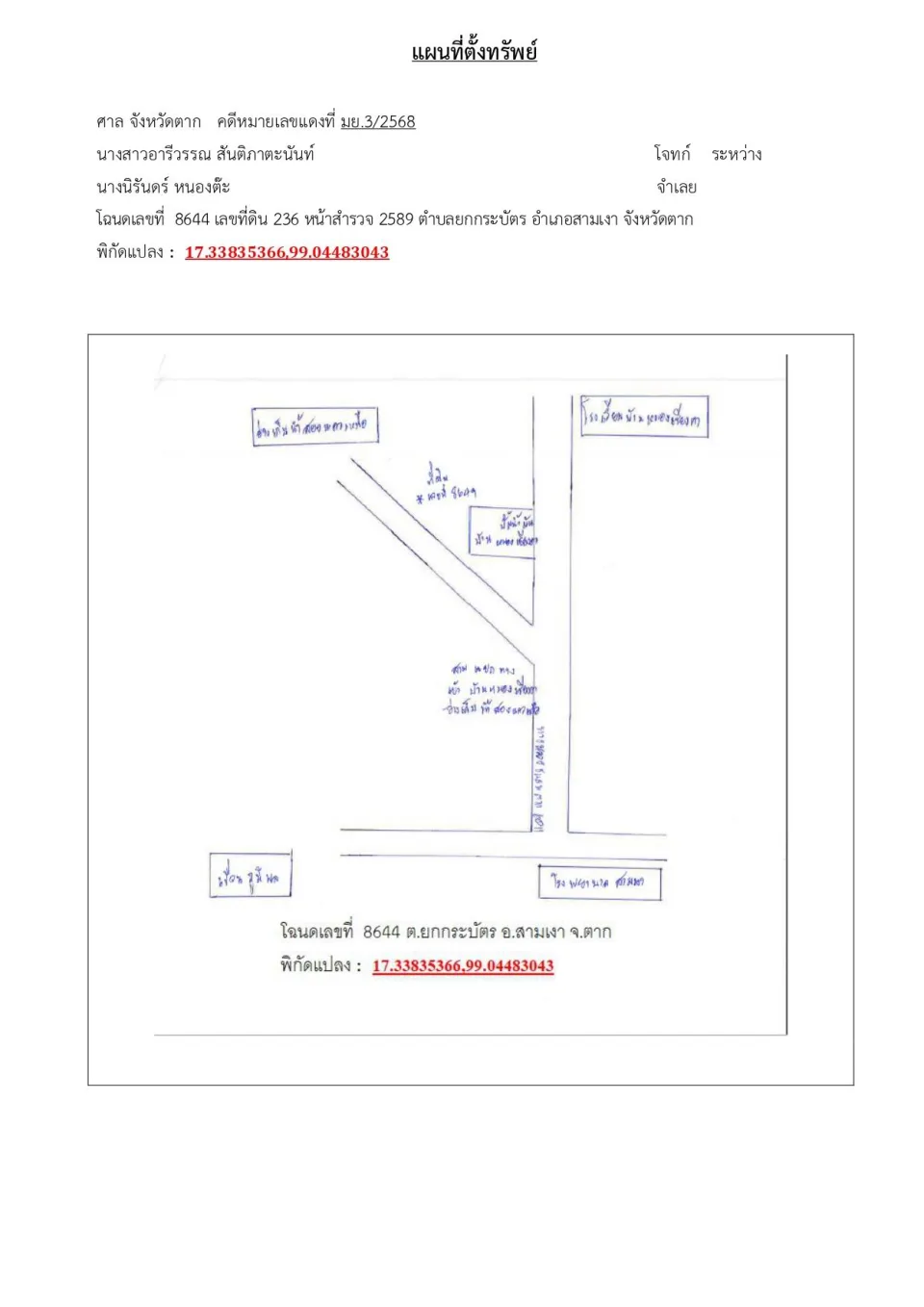 แผนที่ประกอบทรัพย์ 1