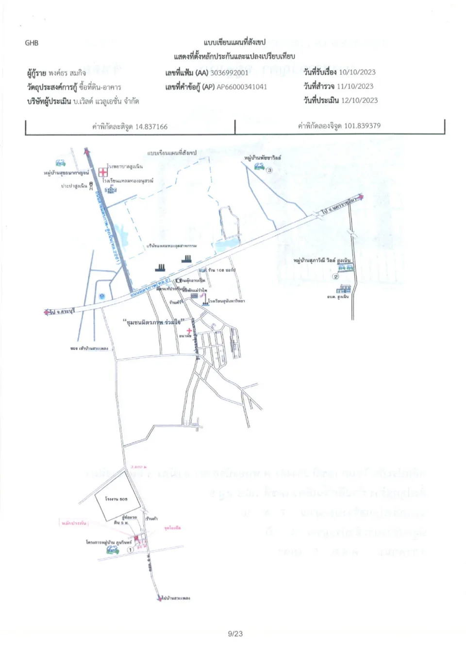 แผนที่ประกอบทรัพย์ 1