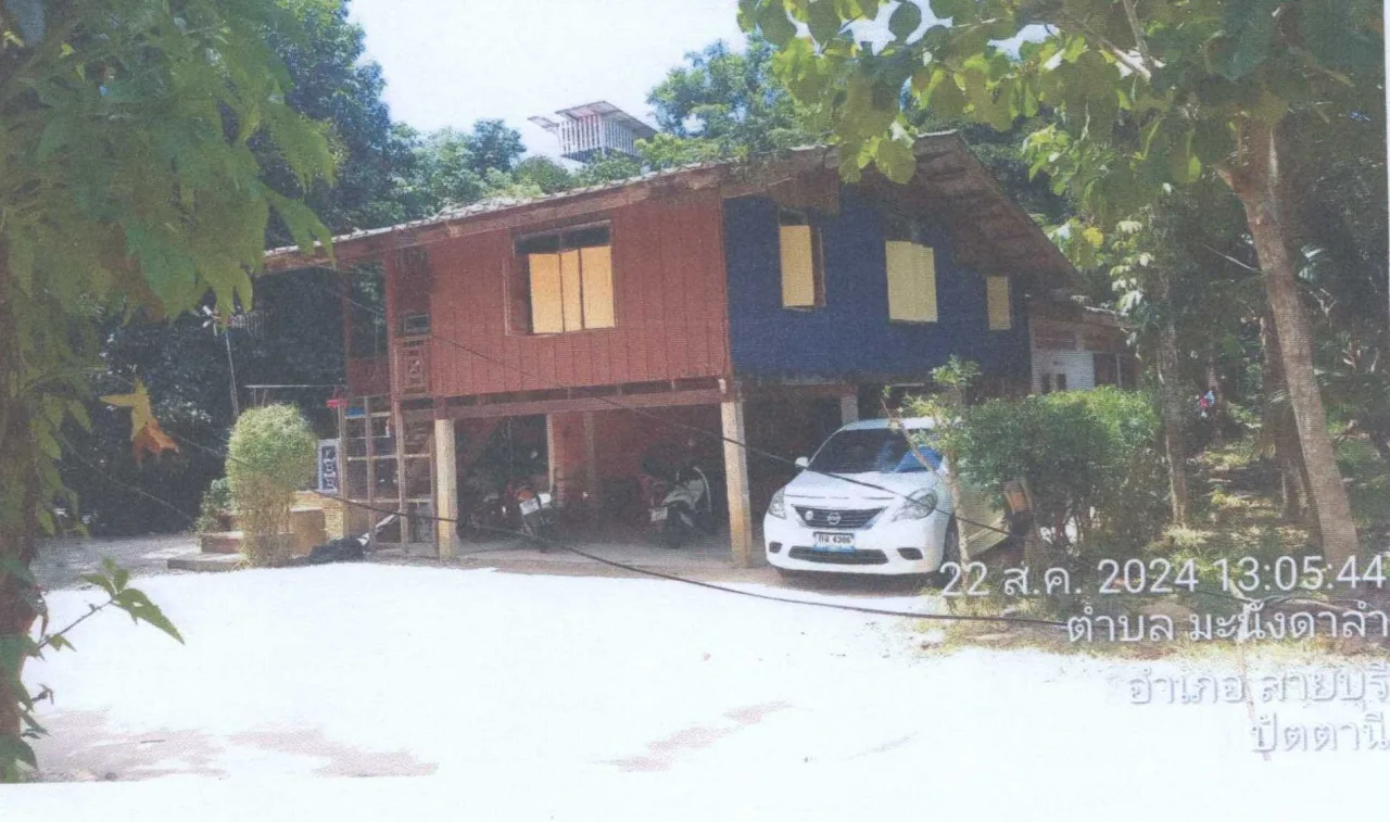 ขายทอดตลาด ที่ดินพร้อมสิ่งปลูกสร้าง ต.มะนังดาลำ อ.สายบุรี จ.ปัตตานี