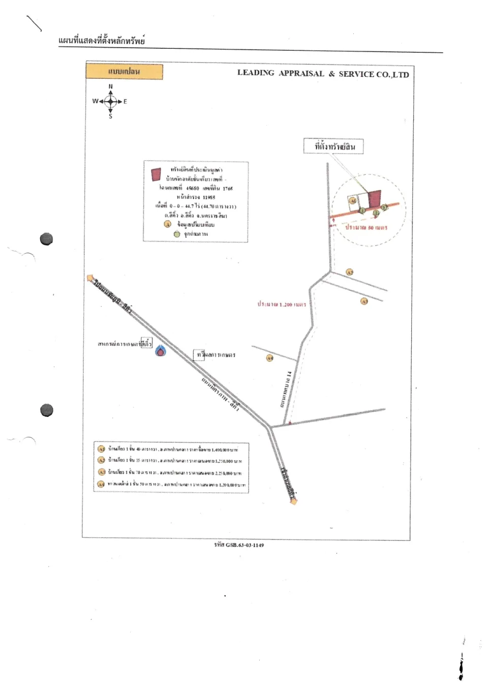 แผนที่ประกอบทรัพย์ 1