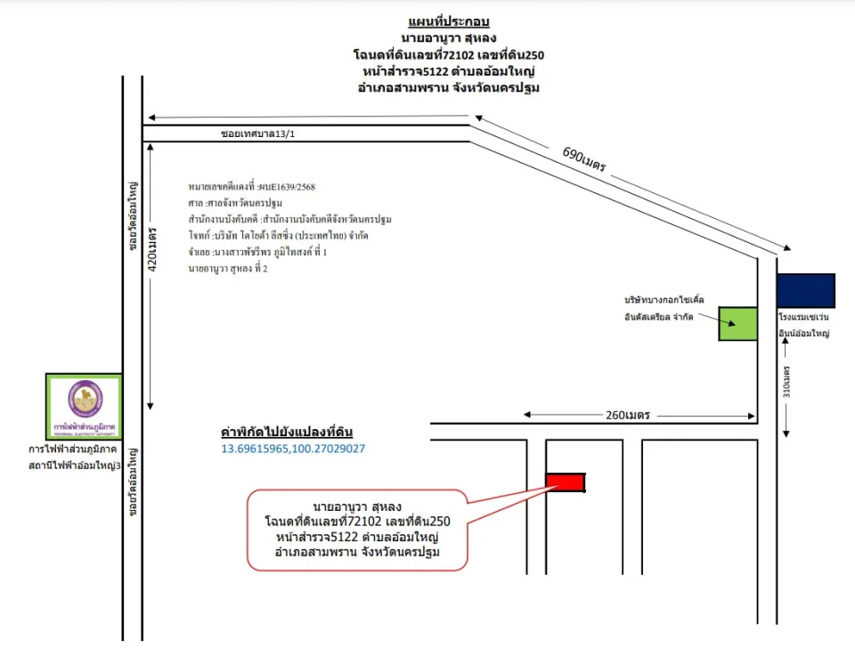 แผนที่ประกอบทรัพย์ 1