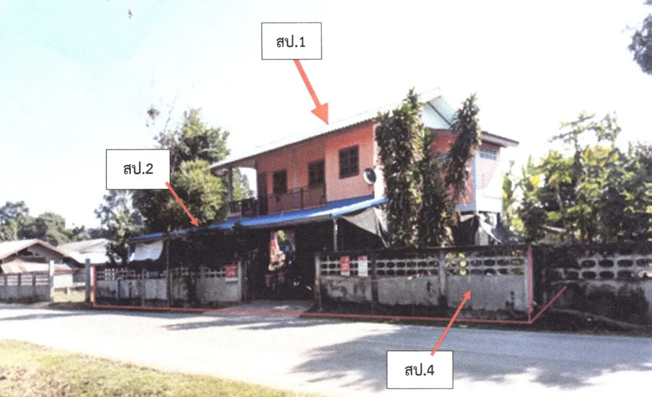ขายทอดตลาด ที่ดินพร้อมสิ่งปลูกสร้าง ต.ฝายหลวง อ.ลับแล จ.อุตรดิตถ์