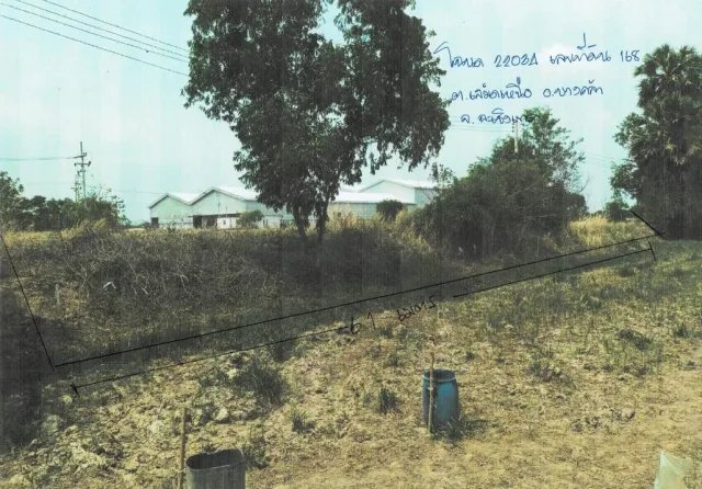 ขายทอดตลาด ที่ดินว่างเปล่า ต.เสม็ดเหนือ อ.บางคล้า จ.ฉะเชิงเทรา
