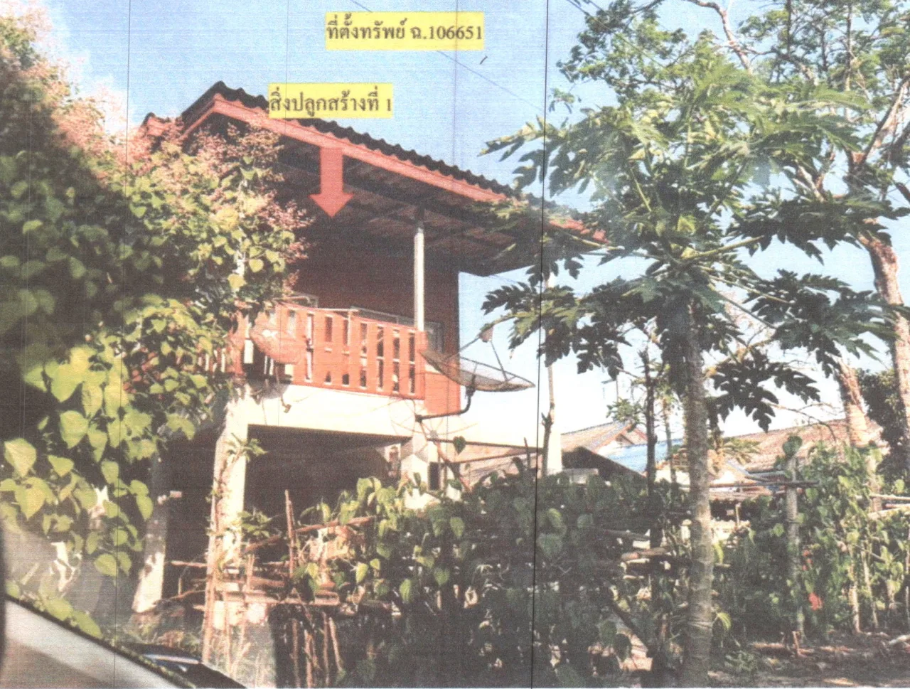 ขายทอดตลาด ที่ดินพร้อมสิ่งปลูกสร้าง ต.ท่าแค อ.เมืองพัทลุง จ.พัทลุง