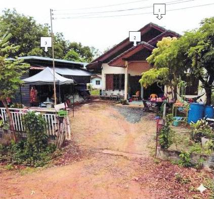 ขายทอดตลาด ที่ดินพร้อมสิ่งปลูกสร้าง ต.หนองสะโน อ.บุณฑริก จ.อุบลราชธานี