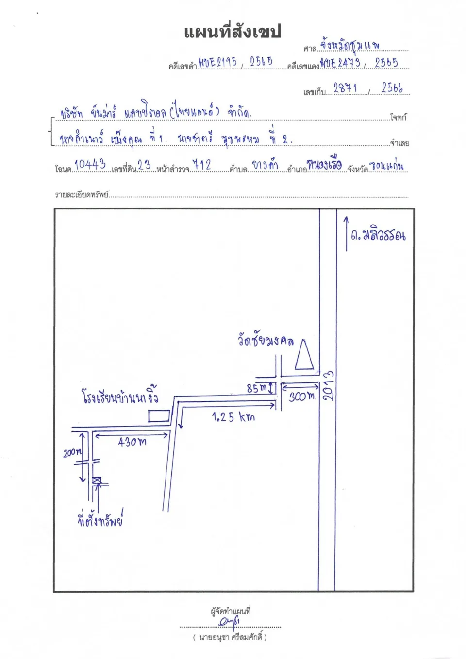แผนที่ประกอบทรัพย์ 1