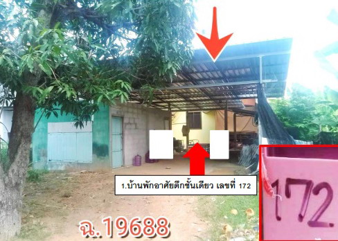 ขายทอดตลาด ที่ดินพร้อมสิ่งปลูกสร้าง ต.โนนข่า อ.พล จ.ขอนแก่น