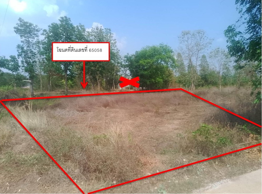 ขายทอดตลาด ที่ดินว่างเปล่า ต.น้ำพอง อ.น้ำพอง จ.ขอนแก่น